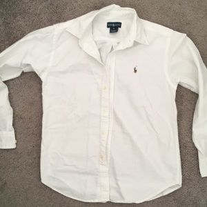 Boys long sleeve Ralph Lauren button down shirt